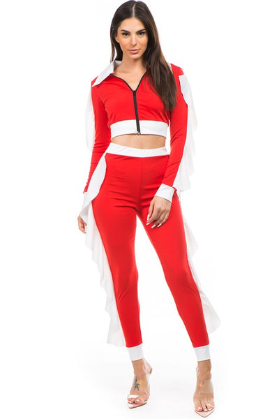 TOP TWO PIECE PANT SET