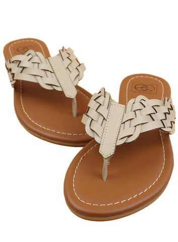 Woven Thong Sandal