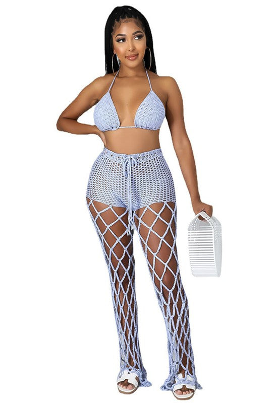 SEXY BEACH STYLE CROCHET SET