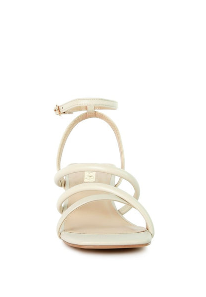 Right Pose Croc Mid Block Heel Casual Sandals