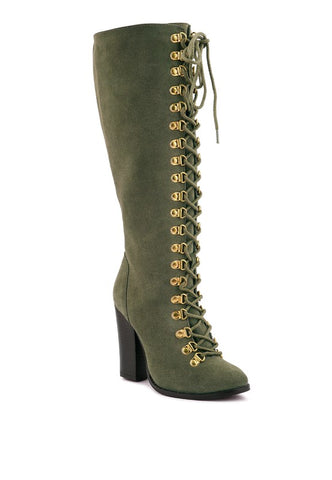 Street-Slay Antique Heeled Calf Boot