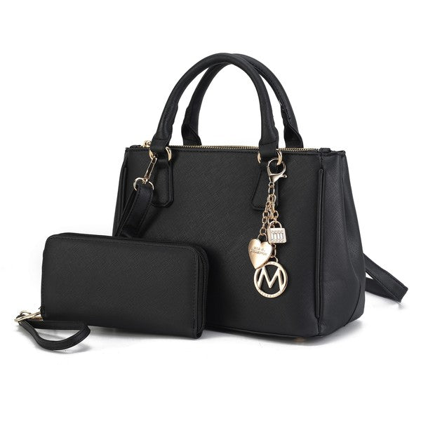 MKF Collection Ruth Satchel Bag with Wallet by Mia