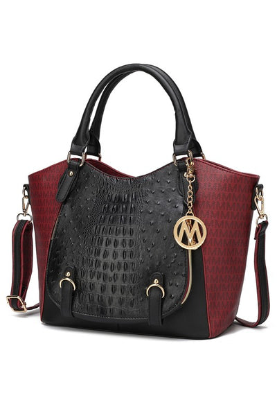 MKF Collection Jacqueline Signature Satchel Bag